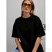 Unique Fashionable 100% Cotton Short Sleeve T-Shirt European And American Style Retro Oversized Versatile Top Trendy_ecoleips.com