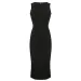 Myufon Basic Knit Long Dress Korean Fashion Square Collar Sleeveless Women's Dresses Summer Casual Y2k Vintage All-match Outftis_ecoleips.com