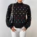 Aria Basics Aria Basics 2023 New Cross-Border Clothing Colorful Pom-Pom Wo's Knit European And American Popular Fashion Sweater For_ecoleips.com