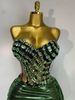 Women Sexy Singer Dance Perform Costume Nightclub Bar Girl Sparkly Diamond Skirt Two Piece Set Evening Party Hotwife Outf QBV8_ecoleips.com