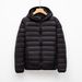 Pinghu Chixin Simple Versatile Casual New Black Lightweight Women's Hooded Down Jacket_ecoleips.com