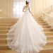 One Shoulder Wedding Dress New Korean Version Slim Shoulders Long Tail Bride Wedding Main Wedding Dress Female_ecoleips.com