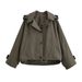 Unisex Hooded Trench Coat – Lightweight Windbreaker With Adjustable Drawstrings_ecoleips.com