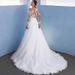 Women's Clothing wedding dress new women's dress wish lace deep v long sleeve dress long skirt_ecoleips.com
