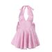 Women's Clothing Sexy Slim Fit Halter Neck Bow Dress Jacquard Style Women's Clothing For Formal & Casual For Women_ecoleips.com