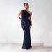 ng2510292 2025 European And American Style Summer New Cro-border Women's Fashion One-shoulder Sexy Backle Slim-fit Evening_ecoleips.com
