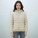 Pinghu Chixin Clothing Autumn Winter New National Standard 90 Lightweight Down Jacket Women's Hooded Simple Coat_ecoleips.com