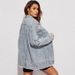 K Women's Fashion Denim Long Sleeved Tattered Tassel Cardigan Jacket_ecoleips.com