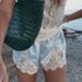 Aria Basics Aria Basics European American Cross-border Commuter Style Fashionable Spring And Autumn Women's New Lace-trimmed Wide-leg Shorts_ecoleips.com