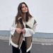 Women's Clothing New Fur Integrated Fleece Splicing Sleeveless Cotton Vest Vest Jacket Top_ecoleips.com