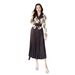 Women's Clothing Plus Size Elegant Fashionable Slimming Dress For Women Spring New Style Suit Collar Pleated_ecoleips.com