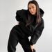 New Fashion Suit Long-sleeved Hooded Loose Sweater Casual Sports Lace-up Trousers_ecoleips.com