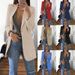 Women's Clothing New Solid Color Fashion Casual Suit Collar Slim Cardigan Temperament Single Button Suit Jacket For Women_ecoleips.com
