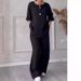 Women's Clothing Fashion Solid Color Cotton And Linen Casual Suit Pants_ecoleips.com