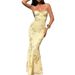 Women's 3D Floral Embroidered Backless Lace Up Halter Maxi Dress – Elegant Heavy Beaded Party Gown_ecoleips.com