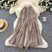 Women’s Clothing Casual Pants Summer Fairy Gentle Style All Match High Waist Loose Wide Leg Skirt Pants Cover Meat Cover Hip Chiffon Pants_ecoleips.com