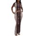 Women's Casual 2 Piece Set mid Waist Flared Pants Leggings Short Top Y2K Style Full Length Polyester Spring/Autumn Wear_ecoleips.com