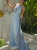 2026 Formal Occasion Guest Long Dress Blue Sequin Mesh Backless Women's Evening Dress Sexy O-neck Suspender Cocktail Party Dress_ecoleips.com