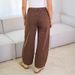 Women's Distressed Relaxed Fit Jeans – Vintage Washed High Waist Wide Leg Denim Pants (Dark Brown/Navy/Army Green, S/M/L/XL/XXL)_ecoleips.com