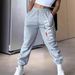 Women's High-Waisted Wide Leg Pants Loose Fit Sports Sweatpants Italian Flag Print Elastic Bottoms For Autumn Winter_ecoleips.com