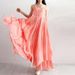 Summer New Style Artistic Double Layer Asymmetrical Hemline Wide Waist Linen Dress Strapless Long Skirt Cotton Linen Blend_ecoleips.com