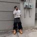 Unisex American Retro Hip Hop Style Printed Loose Casual Pants Trendy And Unique Sweatshirt for Women_ecoleips.com