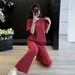 Women's European Style Sportswear Set Summer Lazy Loose Slimming Youthful Short Sleeved Wide Leg Pants Two Piece Fashionable Outfit_ecoleips.com