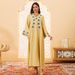 Verve AB429 Women's Muslim Clothing Elegant Pullover Embroidered Dress Robe New Style_ecoleips.com