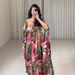 Women's Clothing Printed Kaftan Robe Evening Dress_ecoleips.com