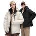 Men's Winter down Jacket 90% White Duck down Unisex Short Style Couple Sleeveless 2024 Trend National Standard_ecoleips.com
