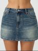 K Fashionable Slim Fit Casual Stretch Denim Short Skirt For Women_ecoleips.com