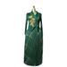 Plus Size Pleated Dress Fashion Suit Collar Hand Embroidered Hot Stamped For Women African Style_ecoleips.com