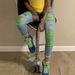 Wish New Street Style Trendy Slim-Fit Light-Colored Ripped Stretch Jeans For Women_ecoleips.com