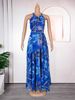 Plus Size Off-Shoulder Print Maxi Dress – Stylish Beaded Embellished Summer Dress For Women_ecoleips.com