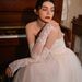 Royal Style Long Wedding Gloves Heavy Beaded Ethereal Lace Fingerless Sleeve White Dress Accessories_ecoleips.com