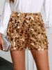 K Women's Shiny Pearl Shorts Banquet Skirt Pants Shiny Pearl Pants Women_ecoleips.com
