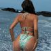 Women's Clothing Floral Two-Piece Swimsuit Halter Neck Tie American Style Sexy New 2026 Swimwear_ecoleips.com