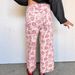 Shiying Cross-Border New High-Waisted Jeans Women, European And American Fashion Retro Floral Print Zippered_ecoleips.com