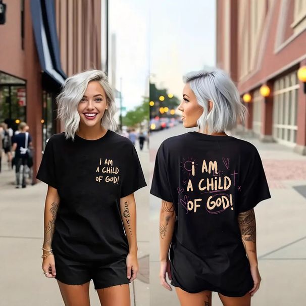 Women's Casual Round Neck Short Sleeve T-Shirt Multi-Color Solid Loose Fashionable Sports Top American Style_ecoleips.com