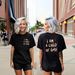 Women's Casual Round Neck Short Sleeve T-Shirt Multi-Color Solid Loose Fashionable Sports Top American Style_ecoleips.com