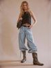 European And American Foreign Trade Cross-border Supply: Mid-waist, Non-stretch, Tapered, Loose-fitting Vintage Jeans._ecoleips.com