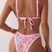 Women's Clothing New Printed Swimsuit Lace Up Flower Tooth Technology Sexy Bikini Swimsuit Spot Biki_ecoleips.com