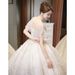 New 2026 Petite Women's Wedding Dress High Quality French Style Light Gown plus Size D110 Wedding Party Wear_ecoleips.com