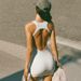 European And American Style Trendy Knitted Sleeveless Vest Dress Slim Fitting Short Skirt for Retro Hot Girl_ecoleips.com