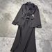 Women's Clothing Fashion Casual Suit Satin Flower Decoration Strap Shirt Suspender Skirt Two Piece Suit_ecoleips.com