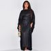 Modest Abaya Dress Women's Muslim Dress Fashion Stitching For Dubai And Stylish Polyester Clothing_ecoleips.com