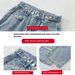 Ripped Wide-leg Jeans Women, Loose Fit, New Thin Style For Summer 2025, High-waisted, Drapey, Petite, Floor-length_ecoleips.com