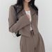 Women's Clothing Spring Style Women's Blazer Petite Figure Stylish Design Elegant Commuter Suit Set For Formal & Casual For Women_ecoleips.com