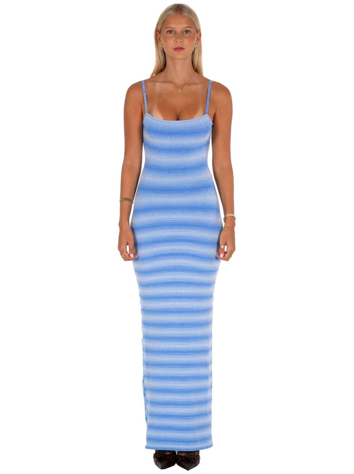 Women's Clothing Sleeveless Sweater Women Spring And Summer New Temperament Slim Fit Pullover Knitted Dress Long Skirt_ecoleips.com