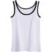 Summer New Sleeveless T-Shirt Vest For Korean Style Elegant Versatile Loose Top Inner Outer Wear Ins Trendy Women_ecoleips.com